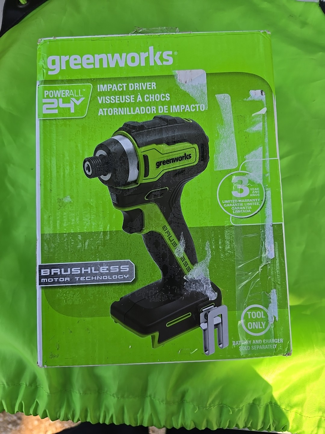 Greenworks ISG402 Cordless Impact Driver 1/4&Prime; 24 volts Tool Only 24V