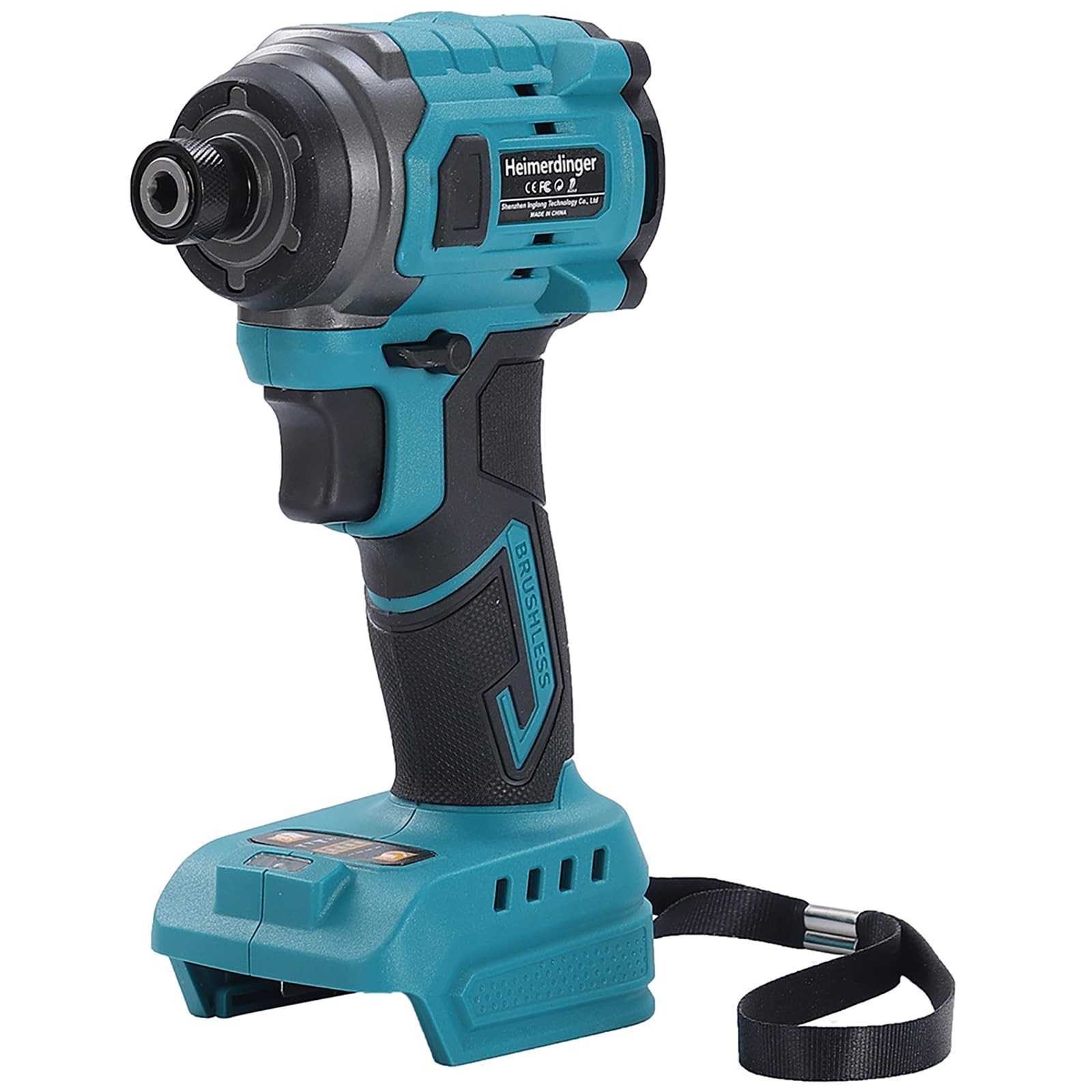 High Torque Brushless Impact Driver, 4-Speed Control, 1/4&Prime; Hex Chuck, LED Light