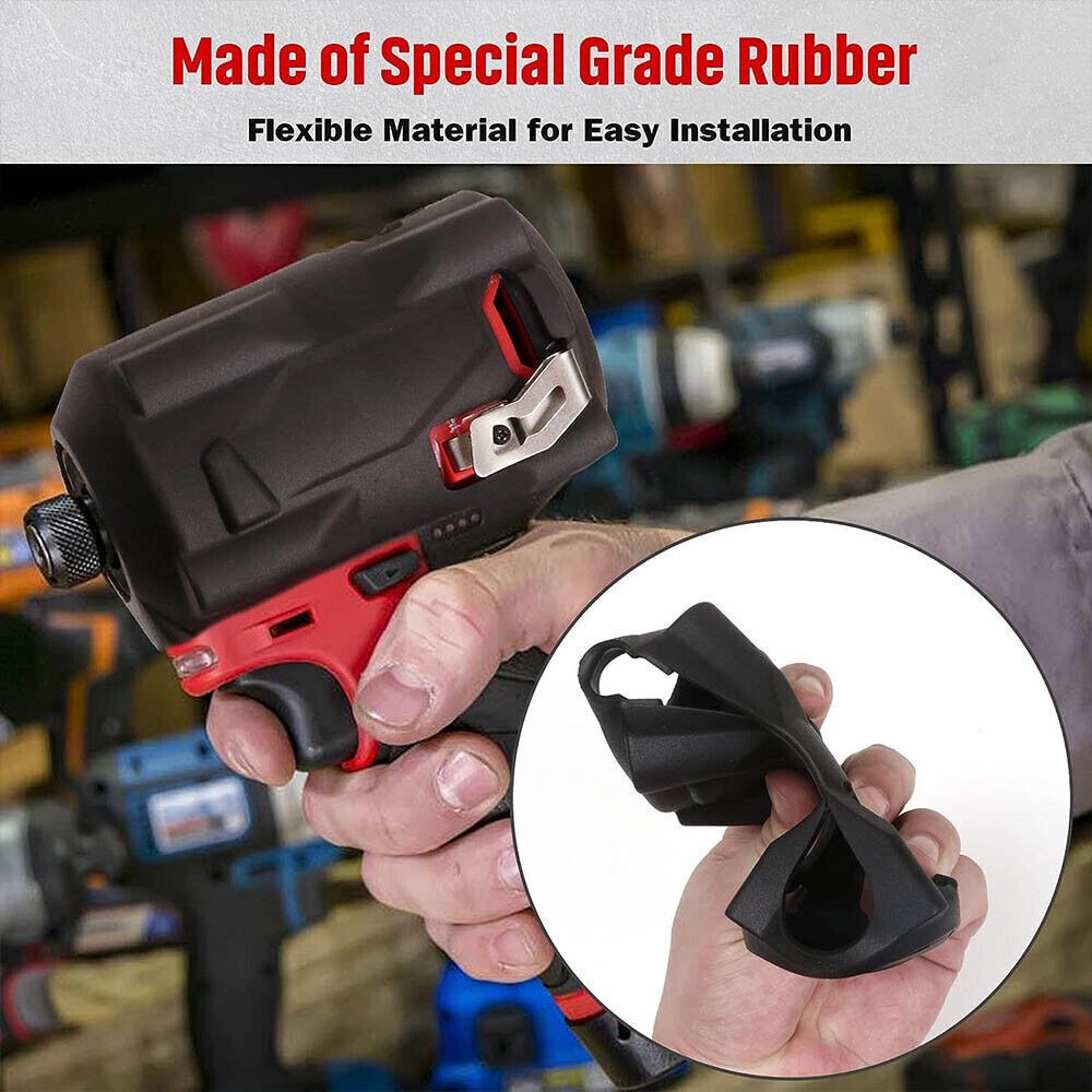 For Milwaukee M12 Protective Tool Boot FUEL Stubby Impact Wrenches 49-16-2554