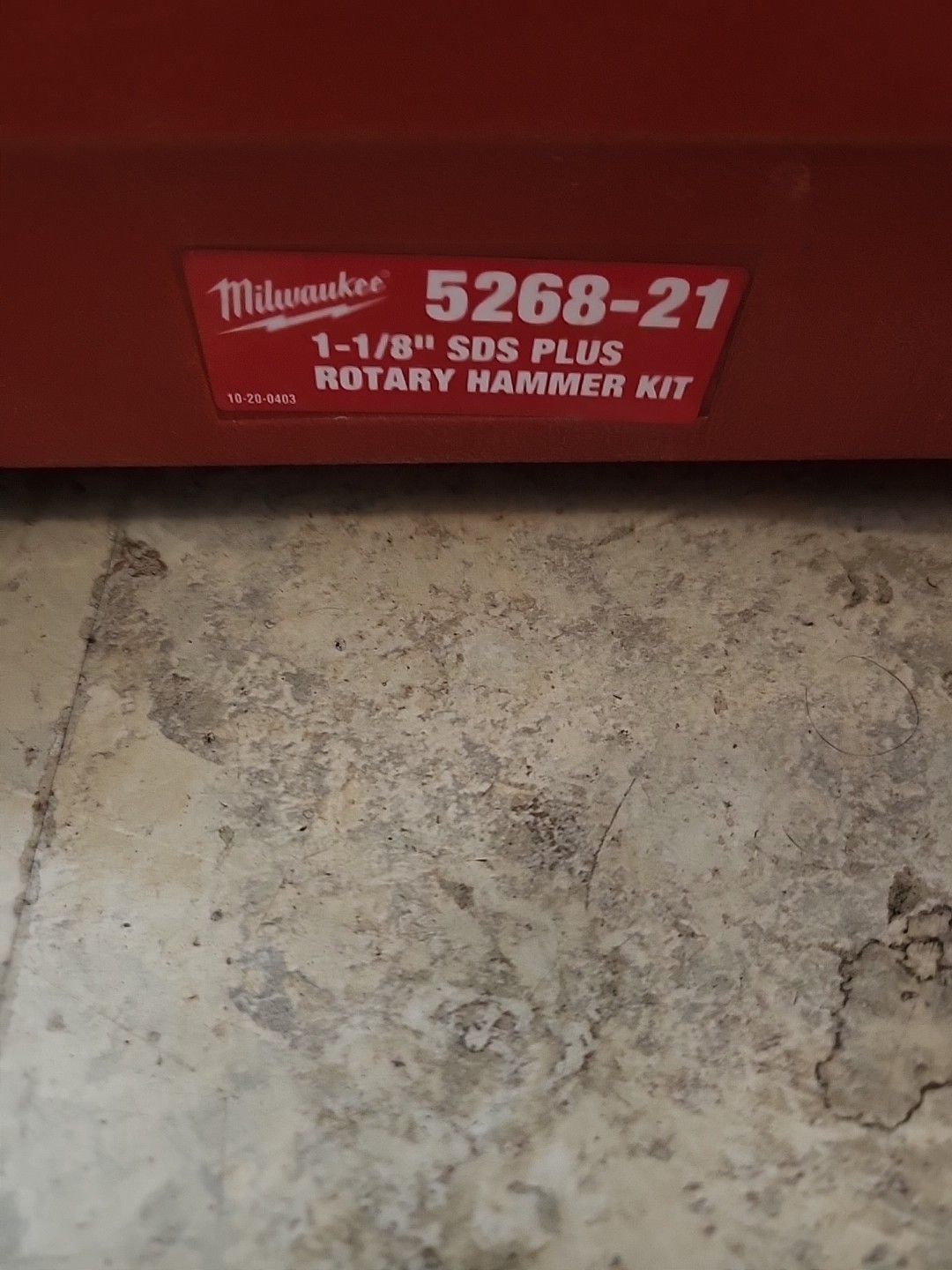 Milwaukee 1 1/8” SDS Plus rotary hammer kit