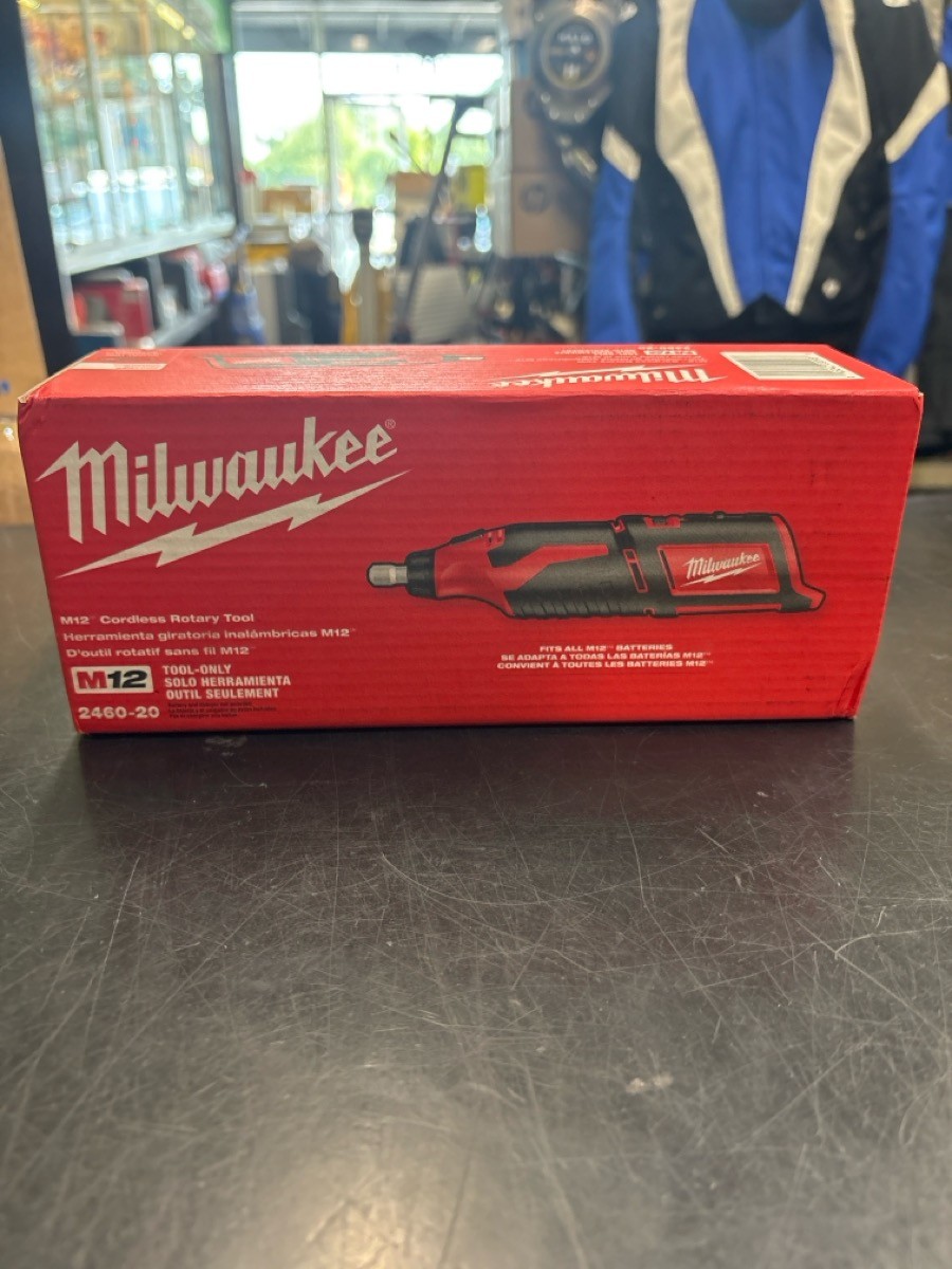 Milwaukee M12 12V Lithium-Ion Cordless Brushless Rotary Tool Tool-On (HPB031641)