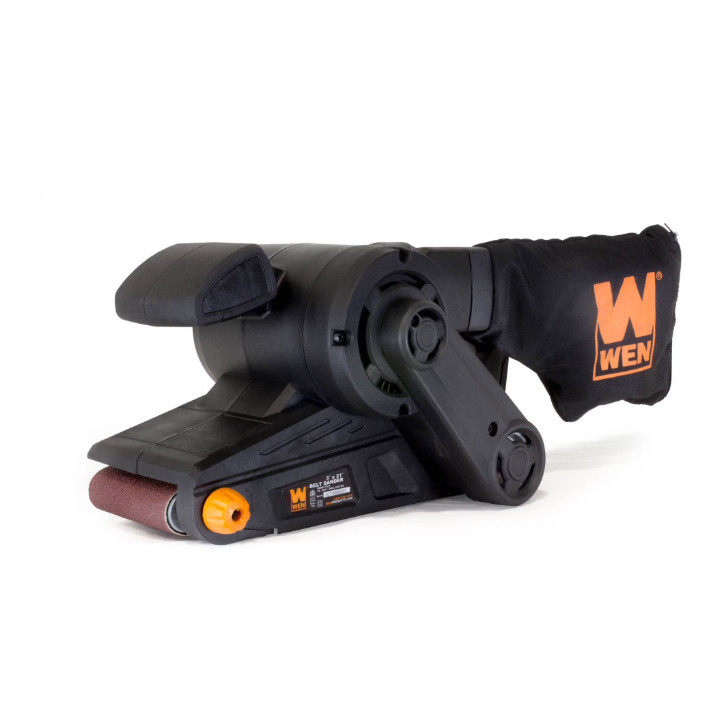 WEN Products 7-Amp 3 x 21-Inch Heavy-Duty Belt Sander with Dust Bag, 6321