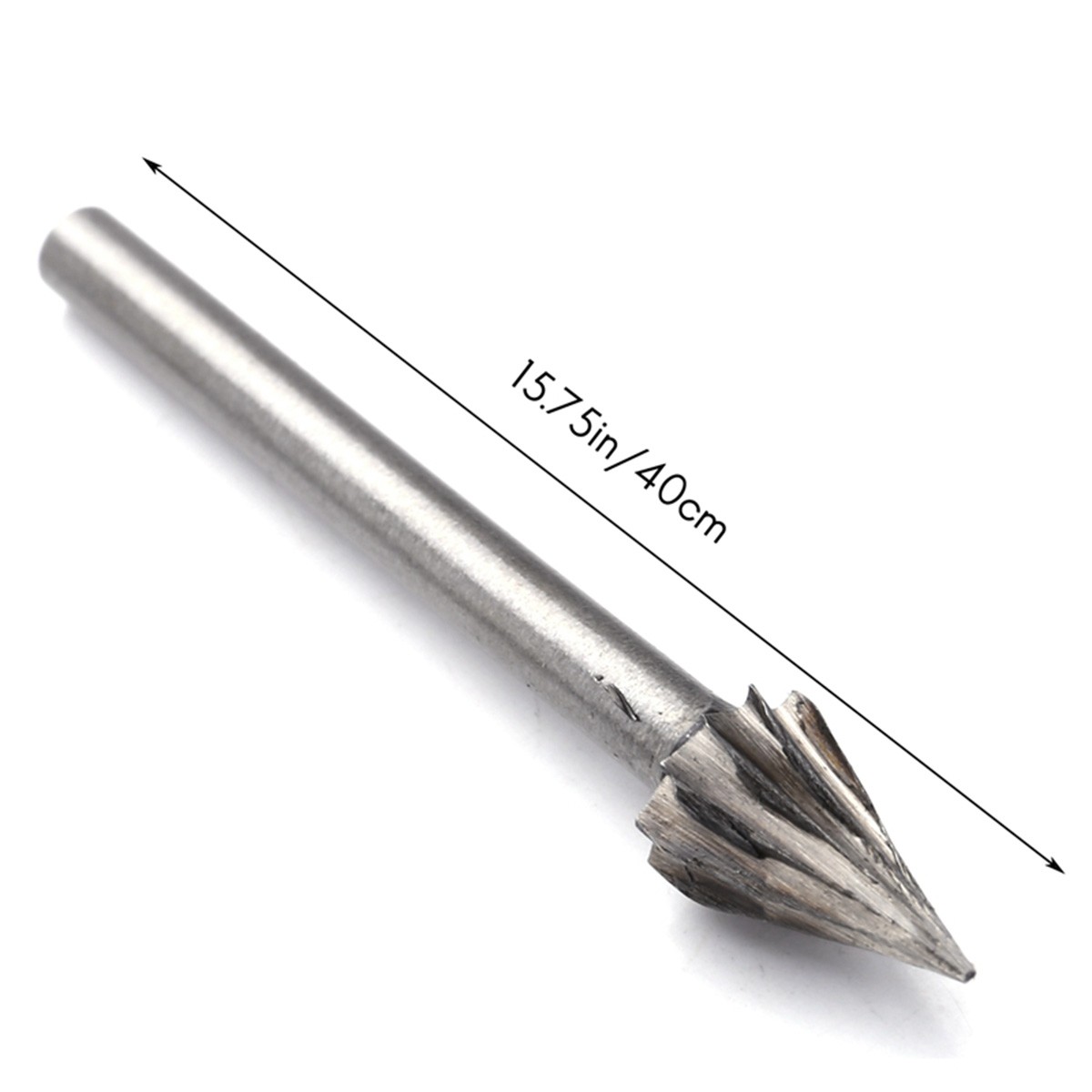 10Pcs Tungsten Carbide Rotary Burr Set,Grinder Bit 1/8&Prime; Shank Dremel Rotary Tool