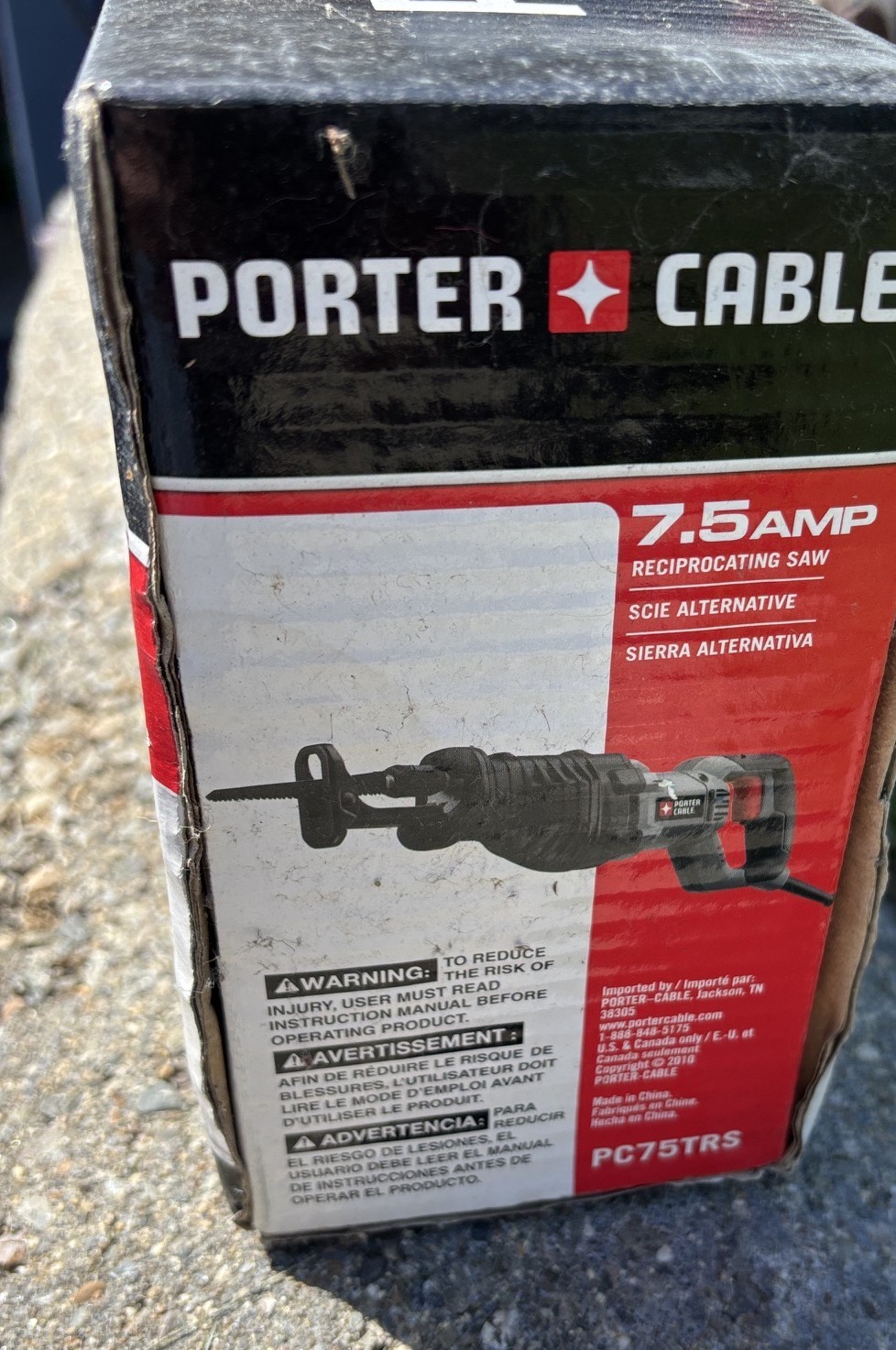 Porta Cable Reciprocating Corded Saw Model PC75TRS New in Box