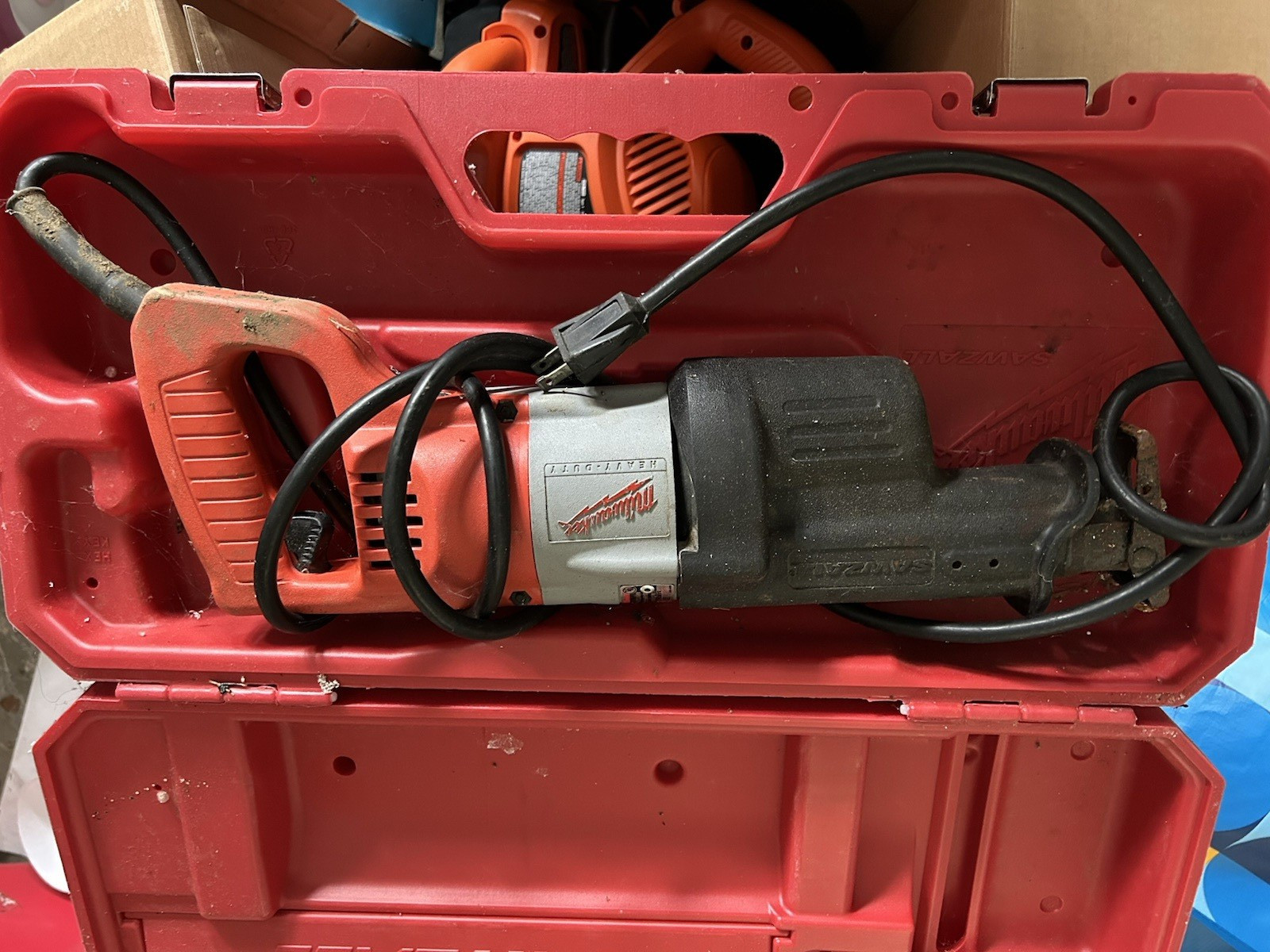 Milwaukee Sawzall Corded Electric Reciprocating Saw w/ Case Red/Black/Silver