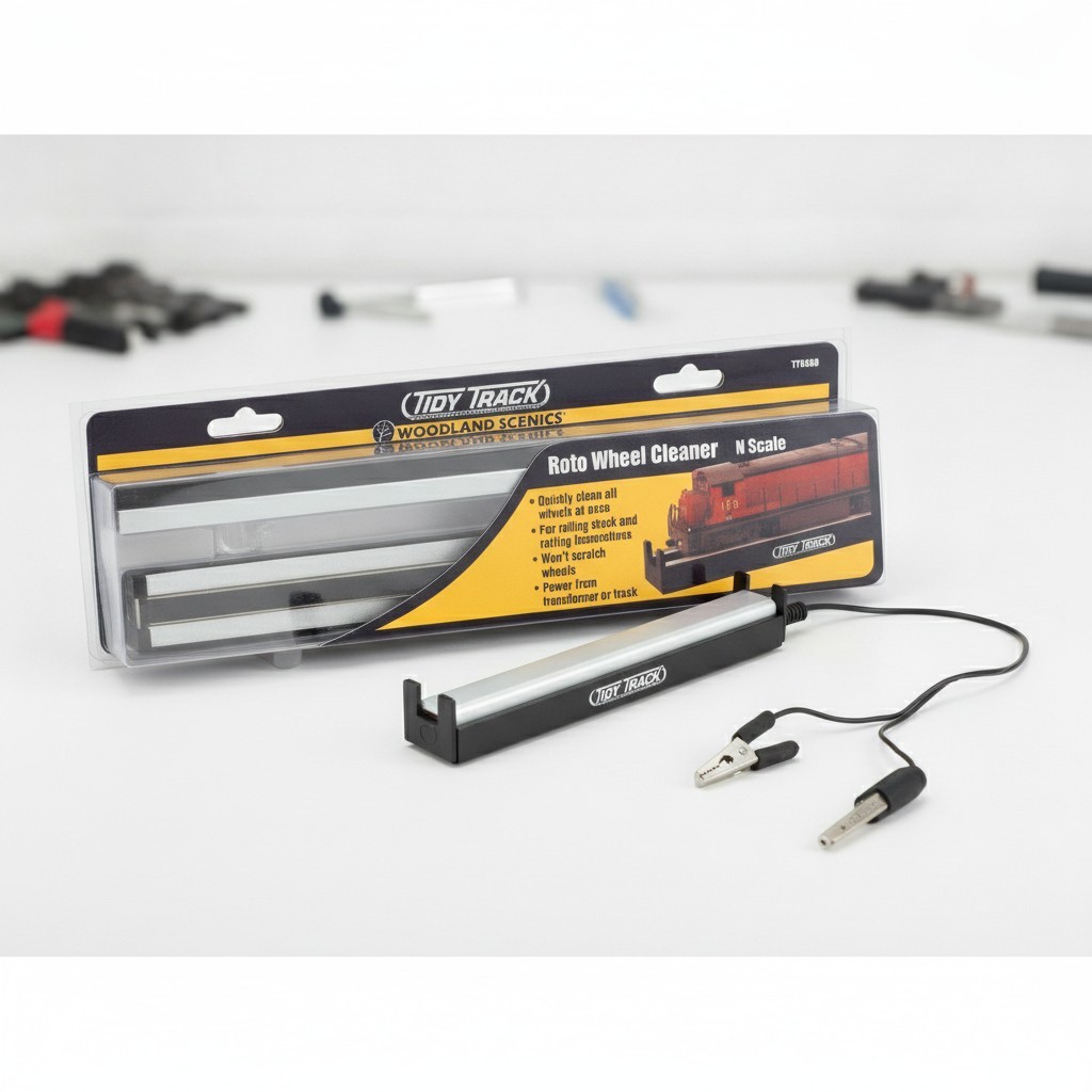 Tidy Track Roto Wheel Cleaner Tool for N scale, 1 Pack