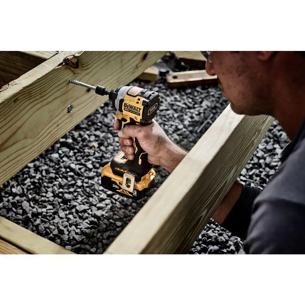 ATOMIC 20V MAX Lithium-Ion Cordless 1/4 In. Brushless Impact Driver Kit, 5 Ah Ba