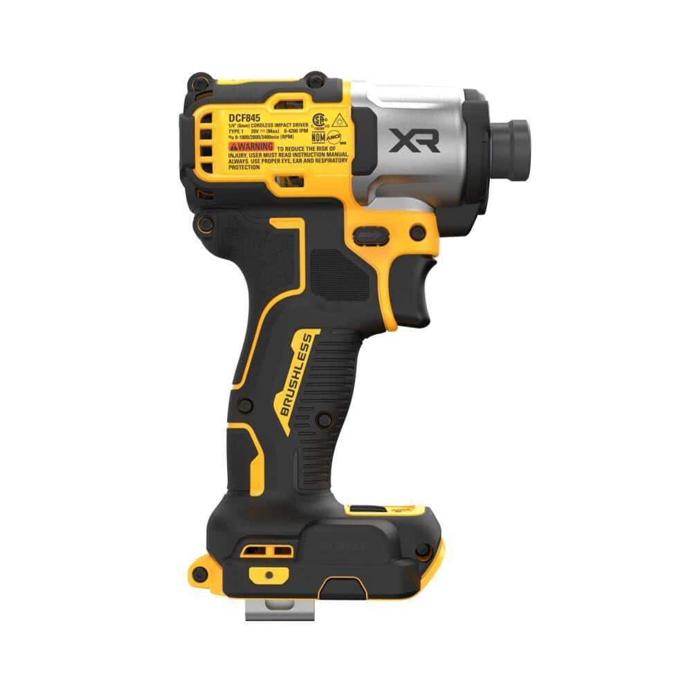 DEWALT 20V MAX XR Cordless Brushless 1/4 in. 3-Speed Impact Driver (Tool-Only)