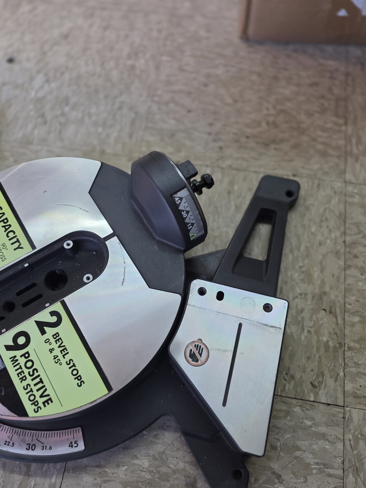 Genuine OEM Base Assy For Ryobi TSS121T 12&Prime; 15 Amp Sliding Miter Saw