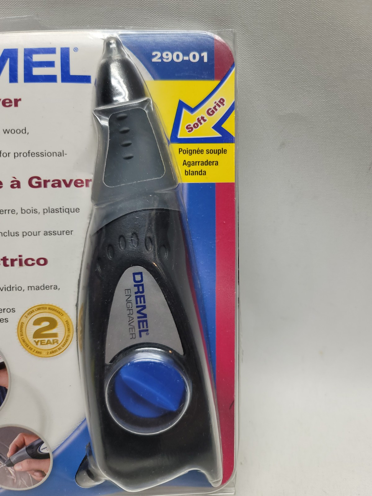 Dremel Engraver Variable Speed Electric Tool Model 290-01 Soft Grip New