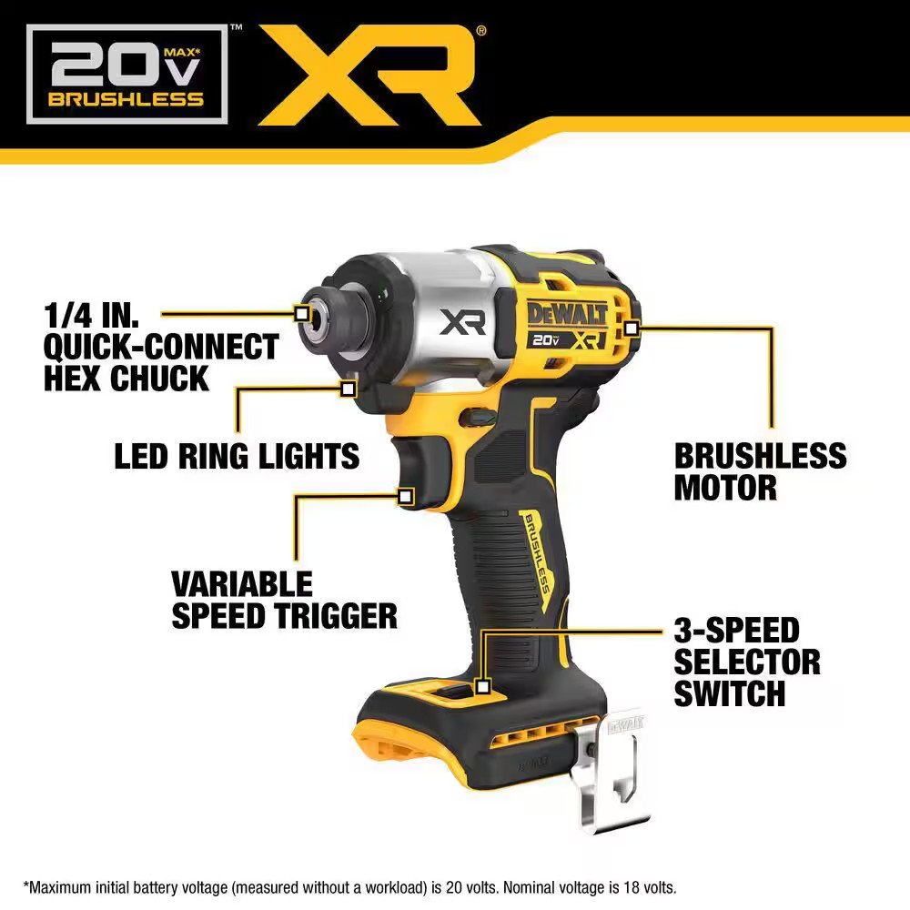 20V MAX Lithium-Ion Cordless 2-Tool Combo Kit with (2) 4.0 Ah Batteries, Charger
