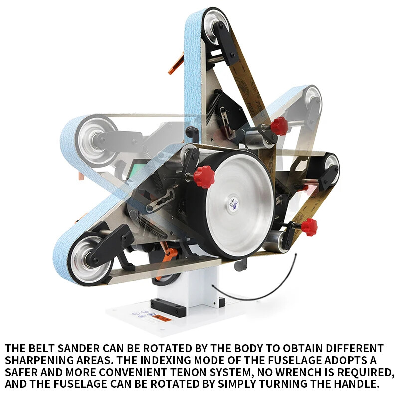 Belt Sander Knife Sanding and Polishing Machine Vertical and Horizontal Dual-use