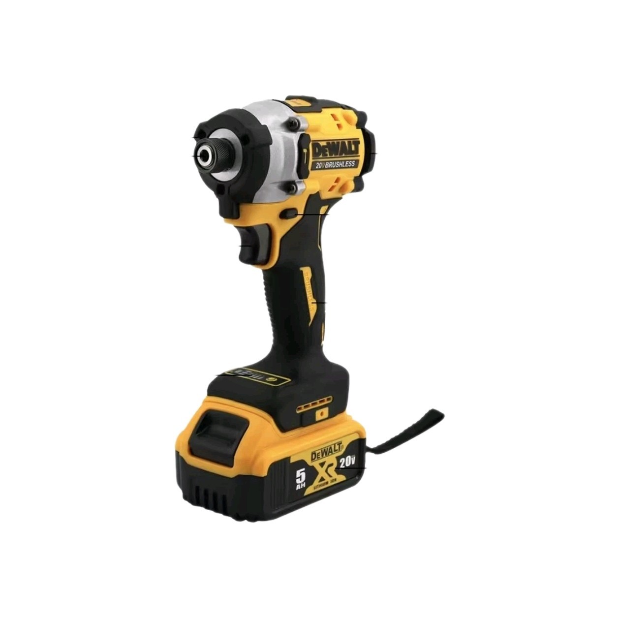 Fits DEWALT 20V MAX Brushless 1/4&Prime; Impact Driver Cordless Hex Wrench Tool Body