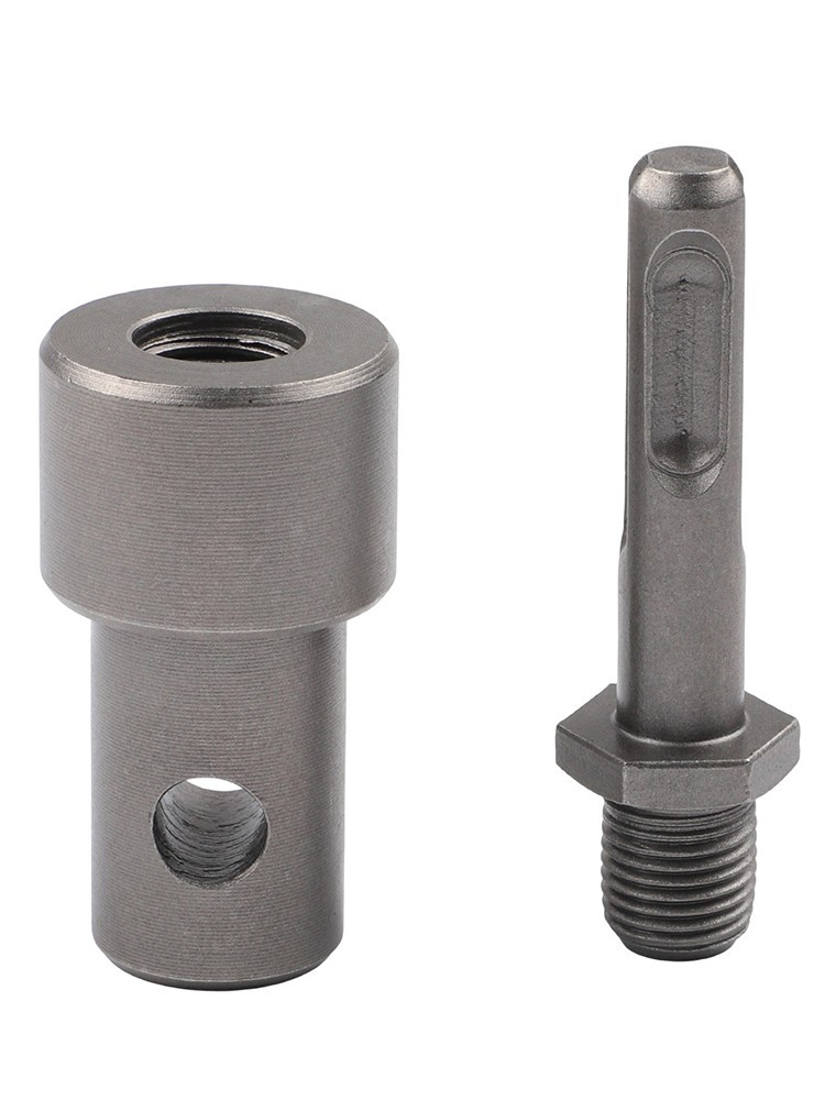 4 Interface Earth Auger Adapter Tool Compatible with Hammer Machine Drill
