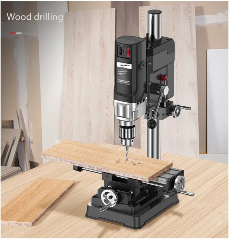 Small Household 220V High-Power Industrial-Grade Multifunctional Bench Drill