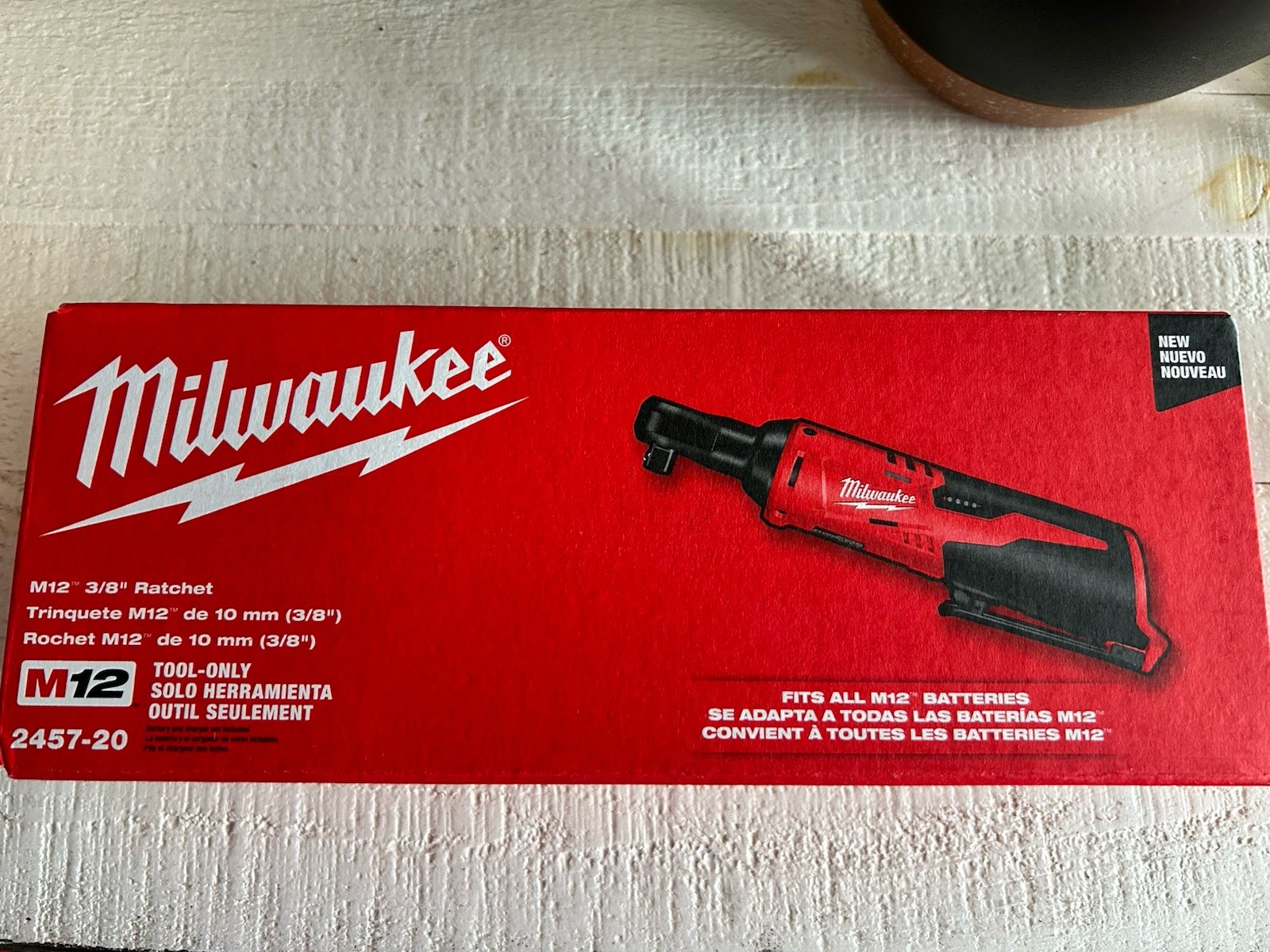 CERTIFIED WARRANTY Milwaukee 2457-20 M12 12V 3/8&Prime; Inch Cordless Ratchet Tool