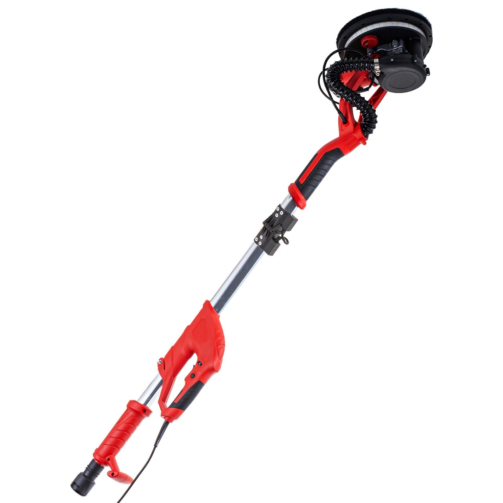 850W Electric Drywall Sander 8.86in, LED Light & Vacuum
