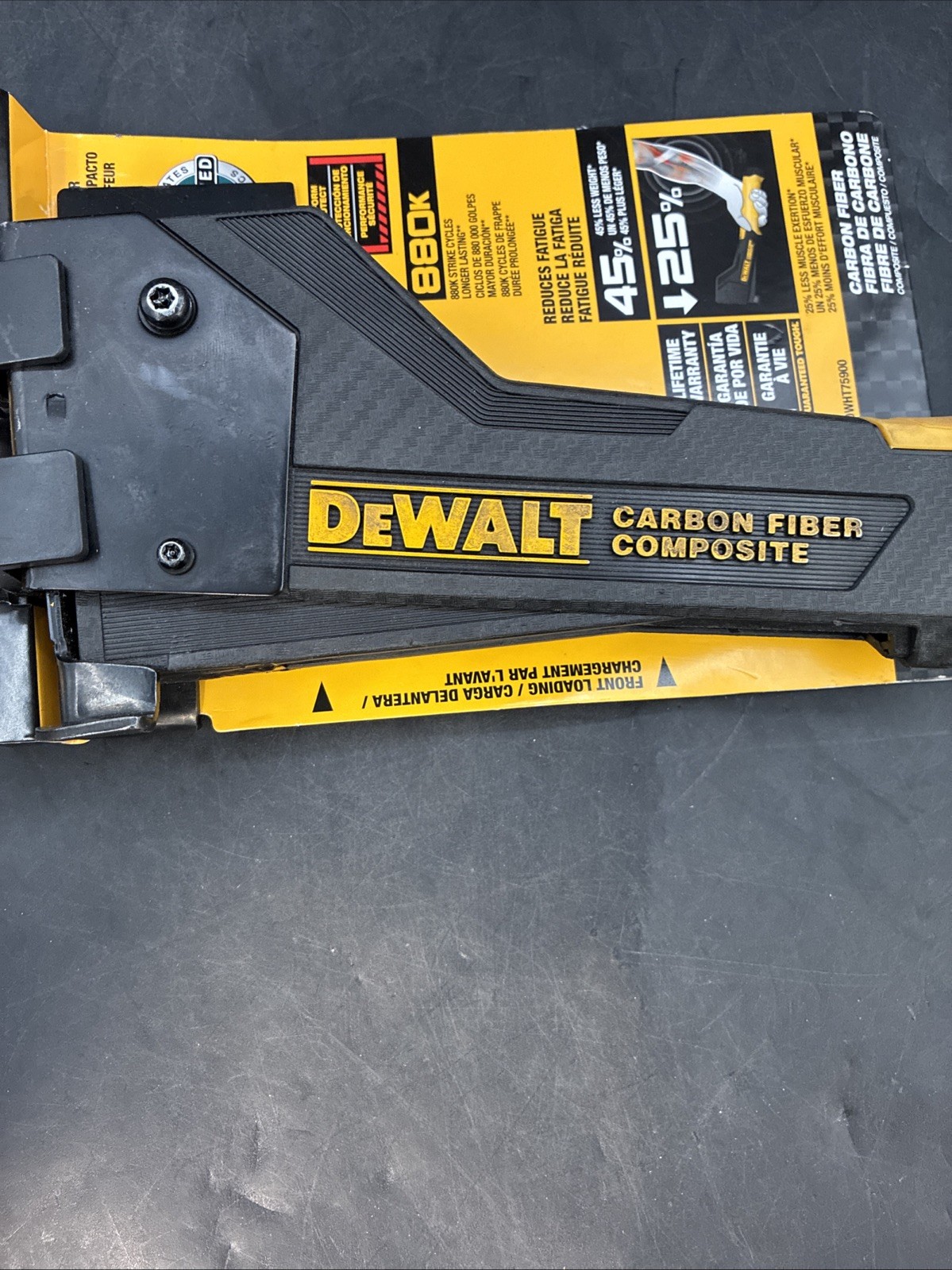 DEWALT Carbon Fiber Composite Hammer Tacker