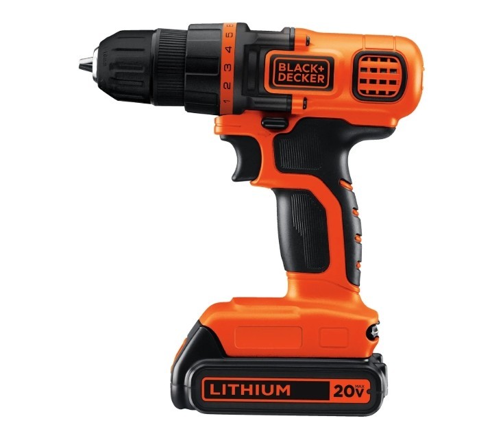 BLACK+DECKER 20-Volt MAX* Lithium-Ion Drill-Driver, LDX120C