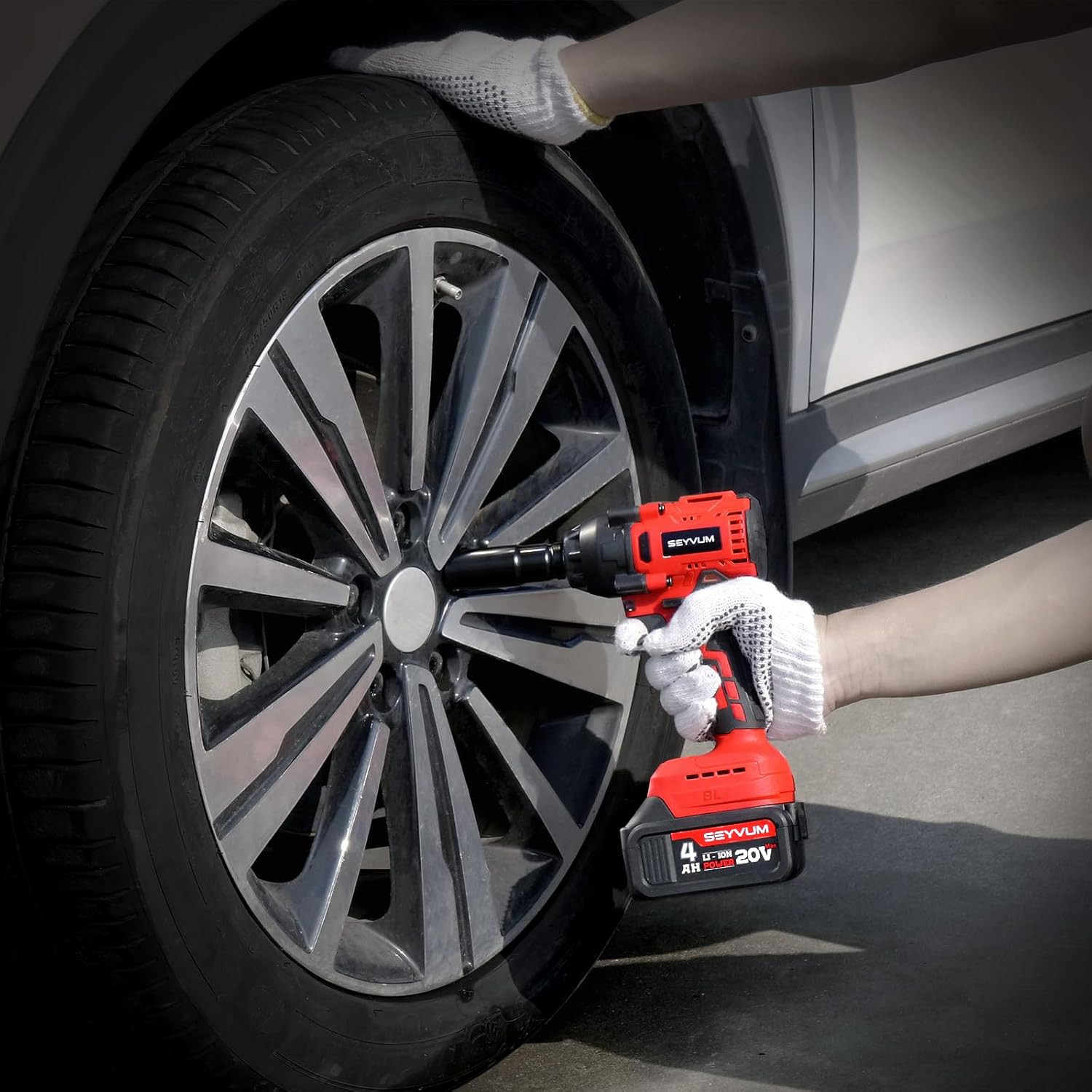 IMPACT WRENCH-1/2&Prime; IMPACT GUN- POWER IMPACT DRIVER MAX TORQUE 320 Ft-Lbs