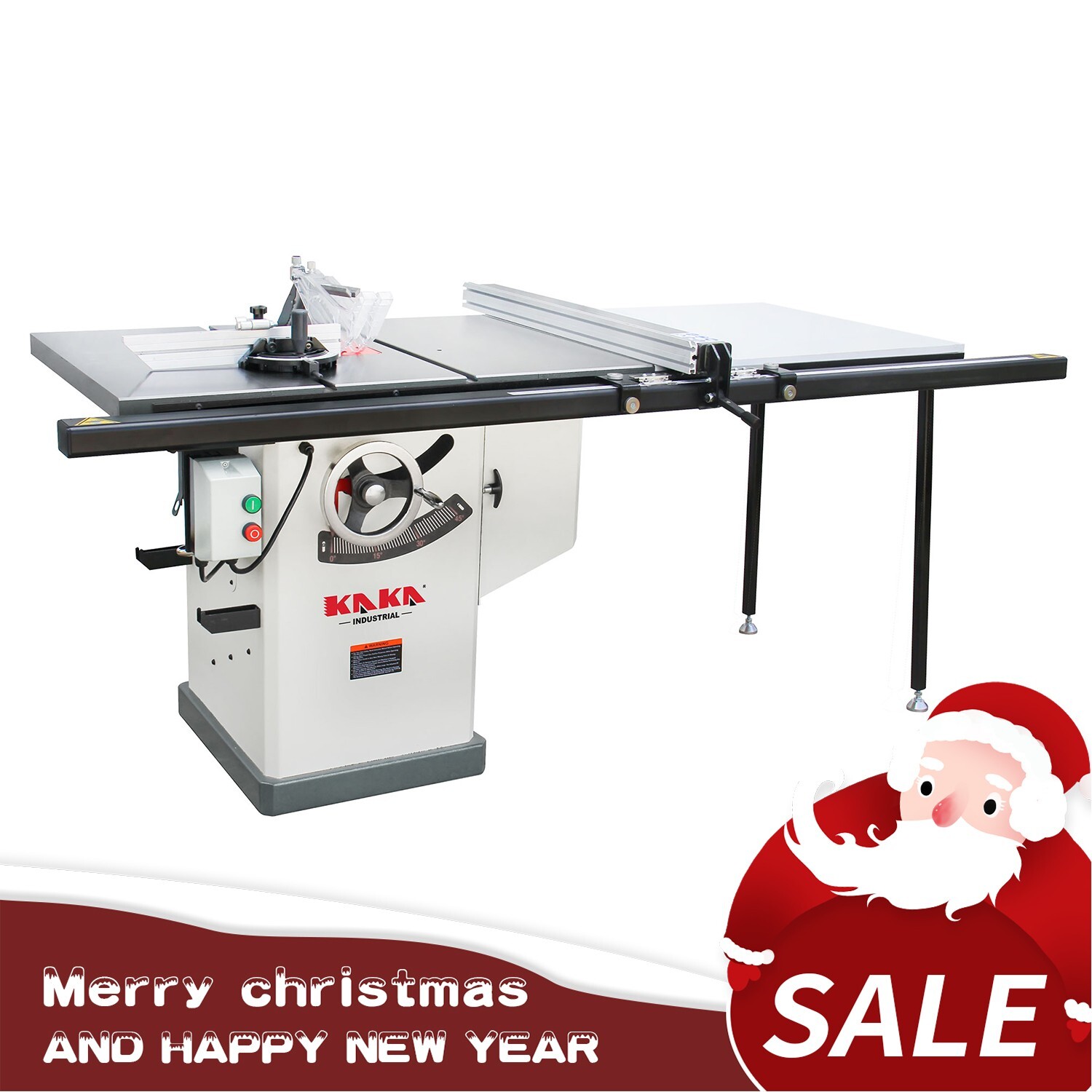 Kaka industrial WTS-1050 10“Table Saw With Riving Knife & Extension Table 220V