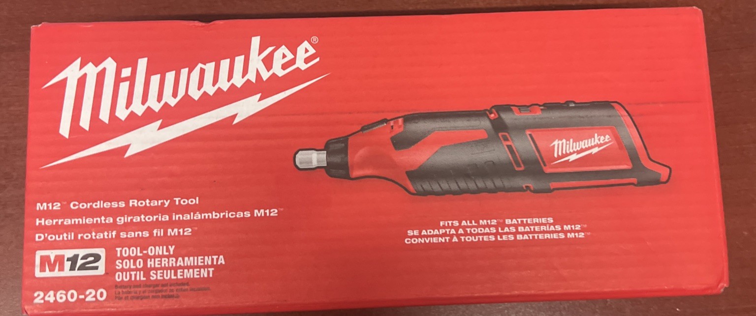Milwaukee M12 12 Volt Cordless Rotary Multi-Tool, Tool Only, Model# 2460-20