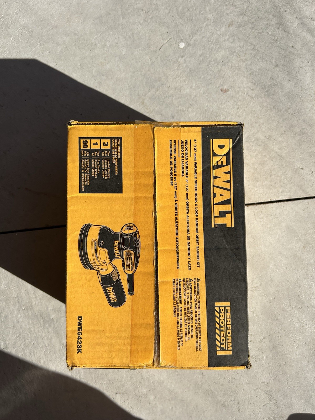 DEWALT 5 In. Variable Speed Orbital Sander