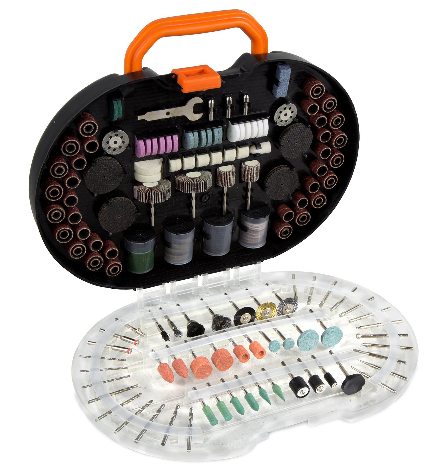 WEN 230327A 327-Piece Rotary Tool Accessory Kit with 327 Pieces, Multicolor