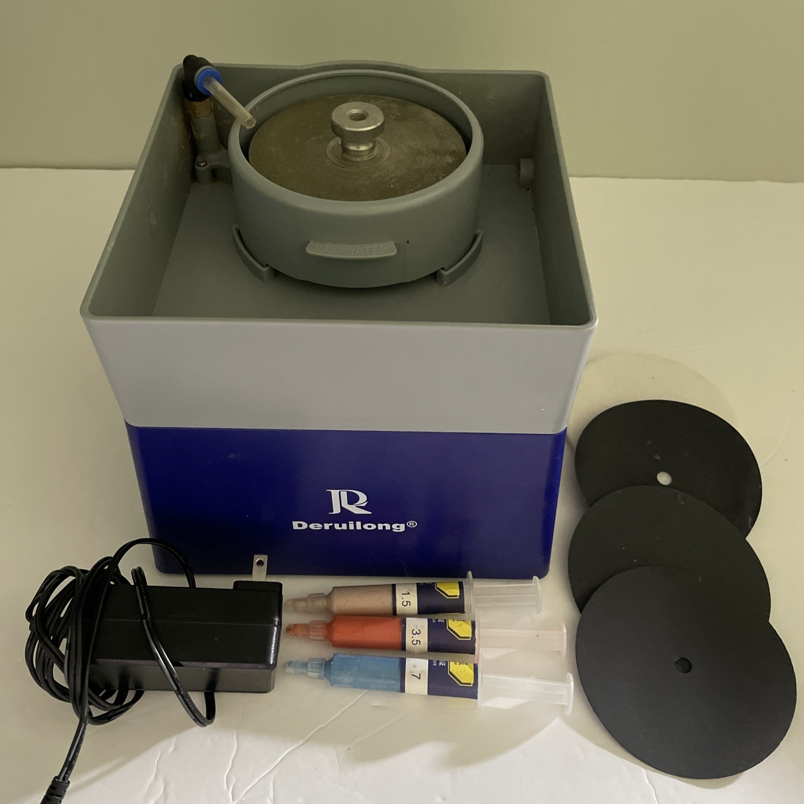 4” Flat Grinding Machine Shaping and Polishing Tools, Mineral Rock Polishing Kit