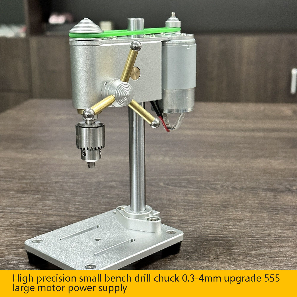 Micro Bench Drill 0.3-4mm Mini Drilling Machine Precision Watch Repair Tool