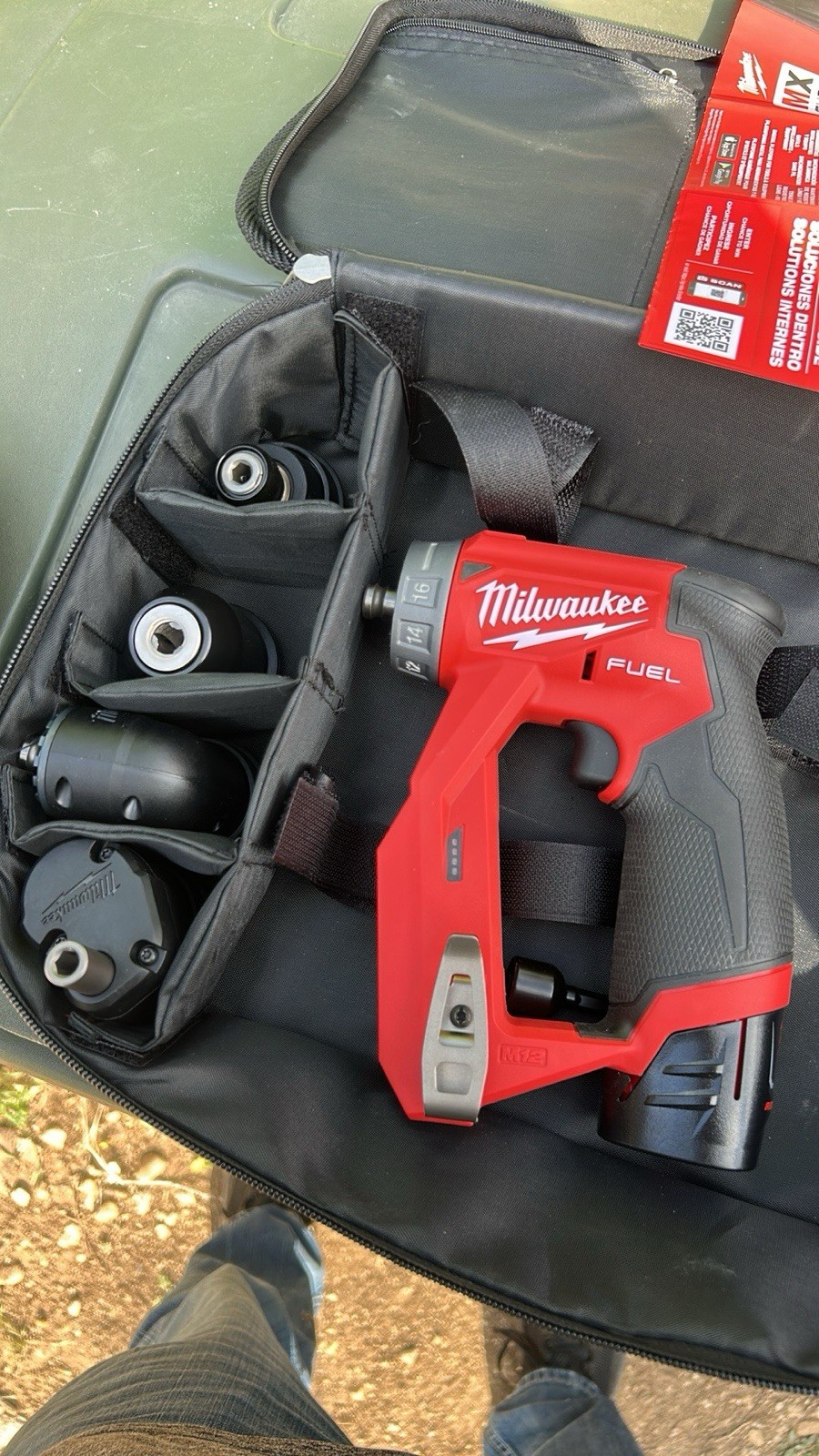 Milwaukee Fuel Impact Driver Set, Battery Included, Attachments & Case