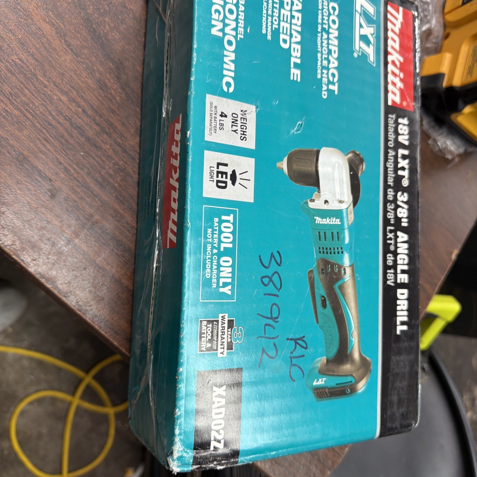 Makita XAD02Z 18V Cordless Right Angle Drill