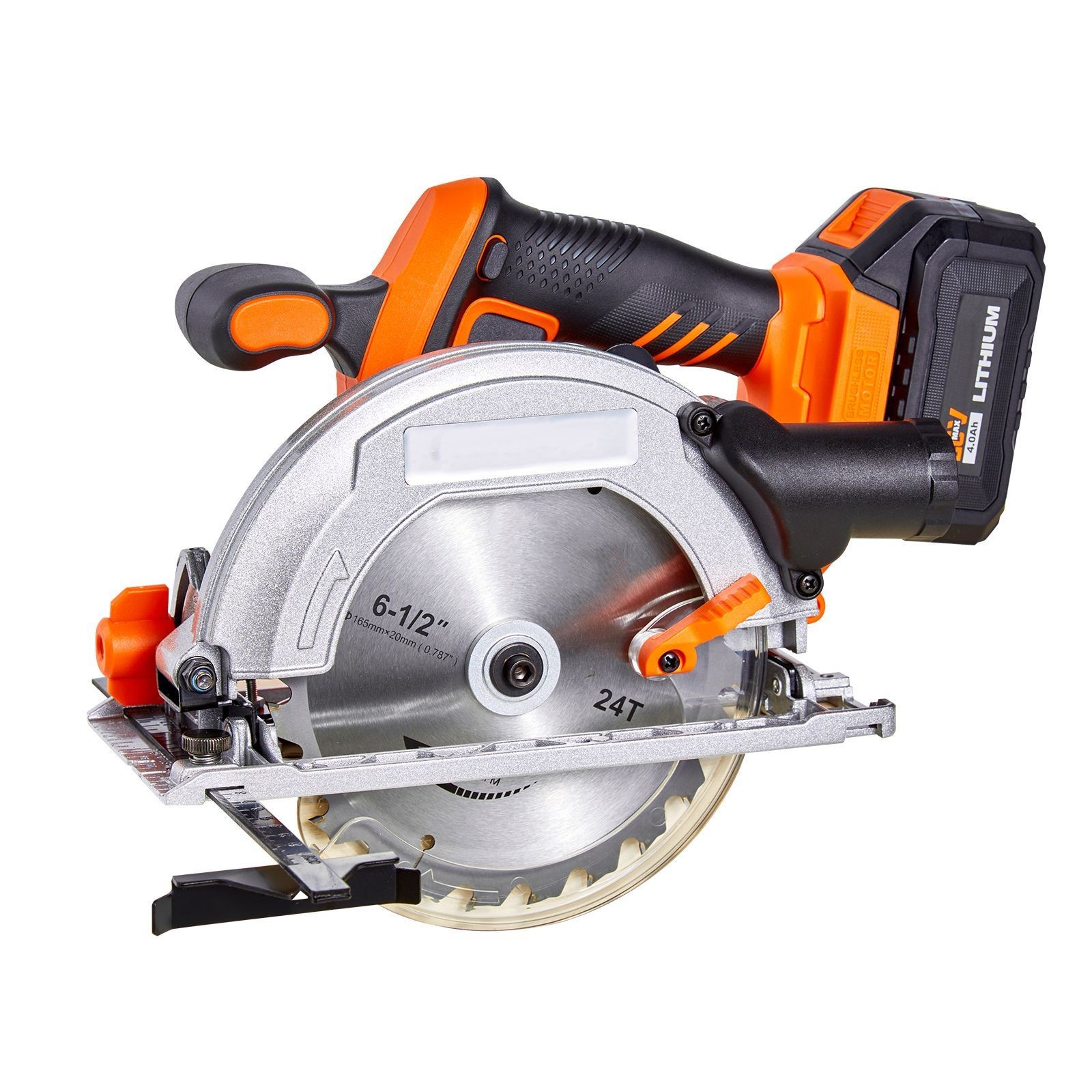 20V 6.5in Circular Saw Kit Brushless Motor 4700 RPM