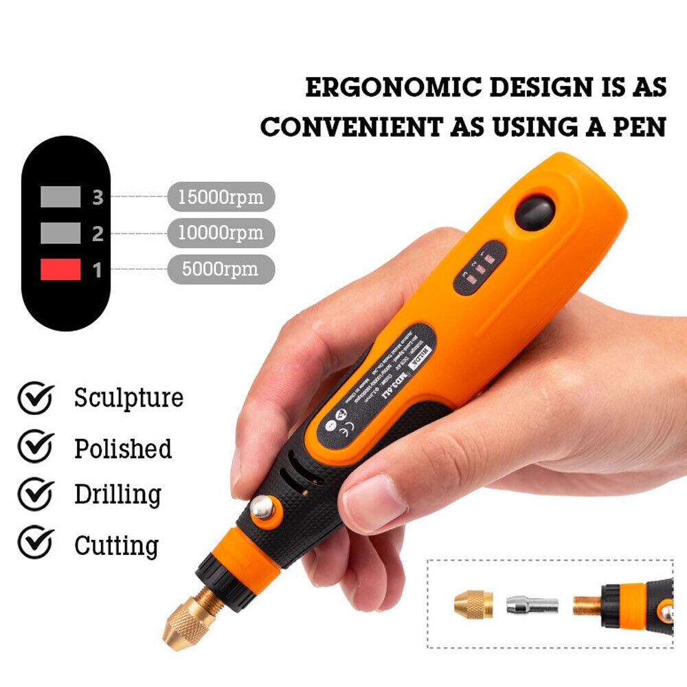 48PCS Cordless Abrasive Rotary Tool Accessories Grinding Sanding Polishing Set
