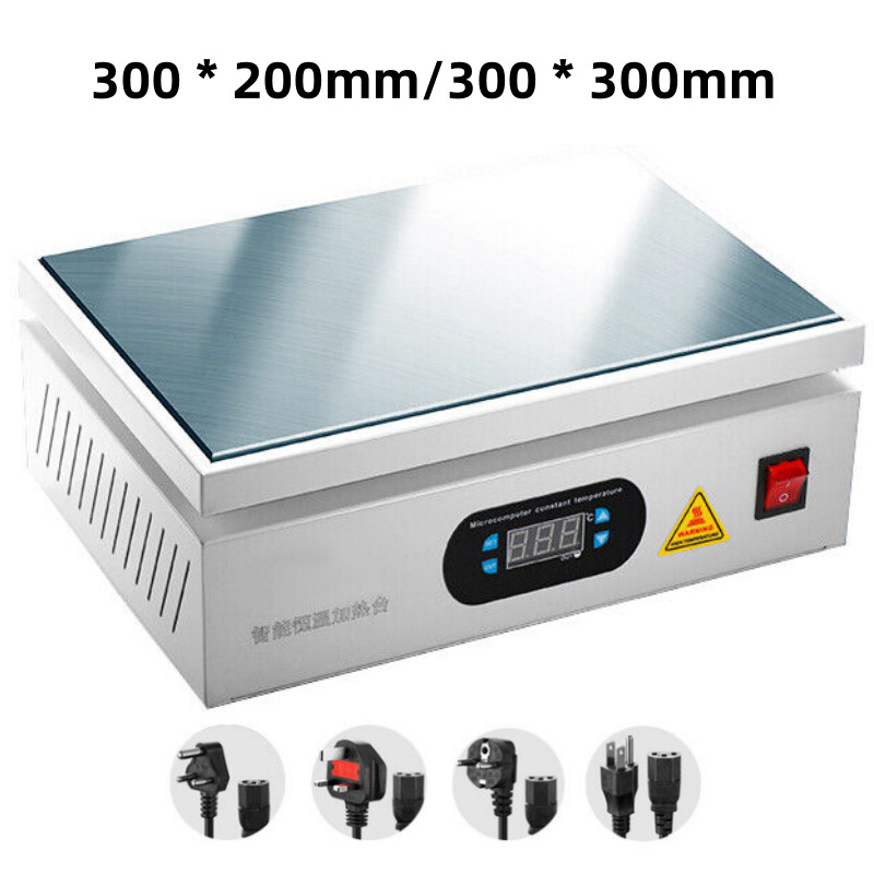 110V/220-240V Electronic Preheating Station Hot Plate for BGA Heating Work Tool
