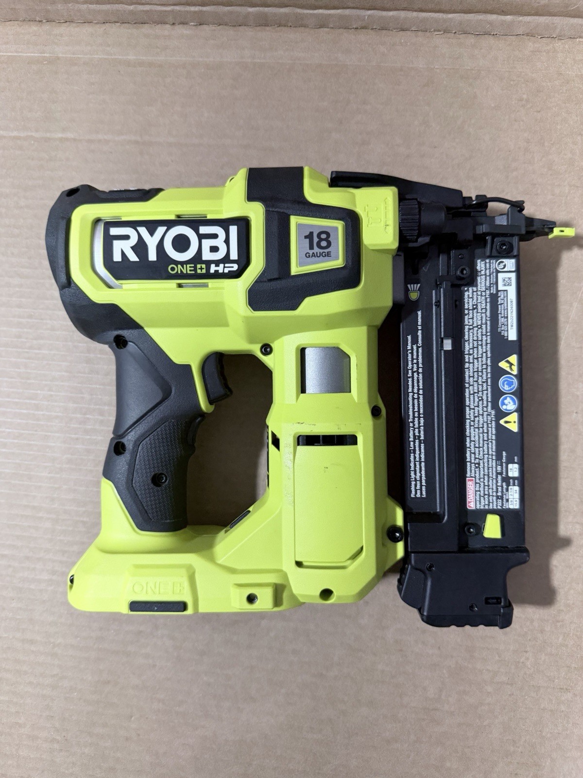 Ryobi One+ HP 18v Brushless Brad Nailer Tool Only (P322)