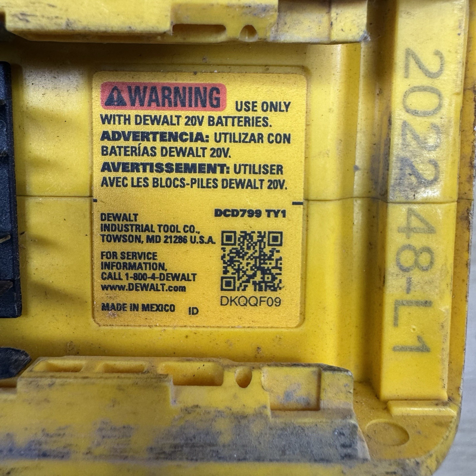 DEWALT DCD799TY1 20V MAX Atomic Brushless 1/2 in Hammer Drill Driver Tool Only