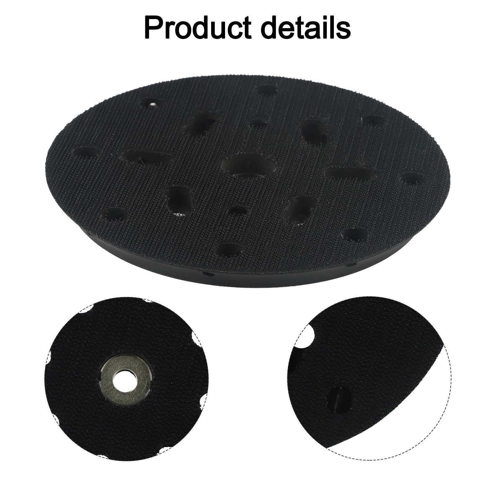 1pc 6 Inch 150mm 17 Holes Sander Backing Pad Grinding Sanding Pad Sanding Disc