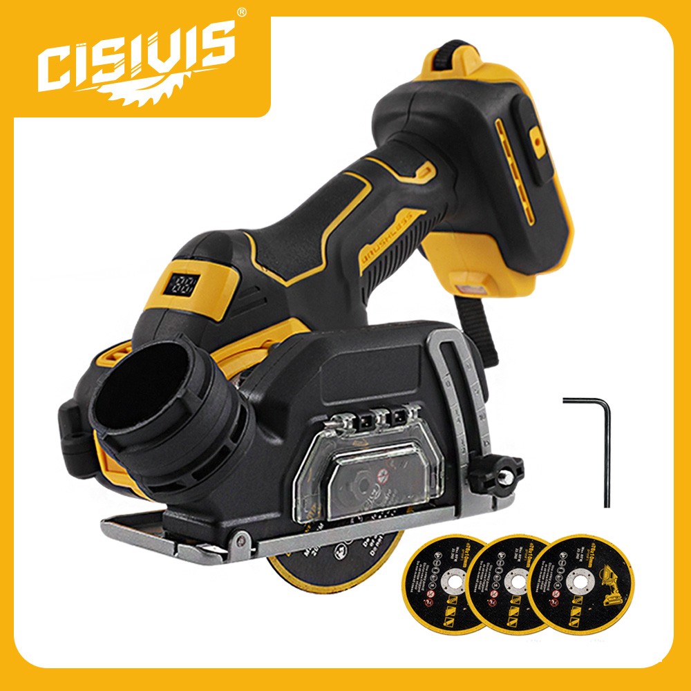 Compact 3&Prime; Electric Circular Saw – Brushless Motor, Fits DEWALT 20V/18V