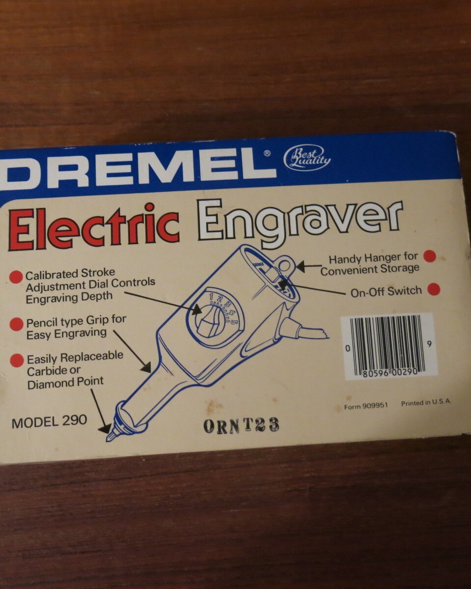 Dremel Electric Engraver Model# 290 With 5 Speeds, Instructions Tested and Works