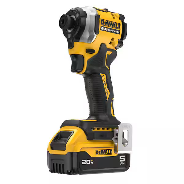 ATOMIC 20V MAX Lithium-Ion Cordless 1/4 in. Brushless Impact Driver Kit, 5 Ah Ba