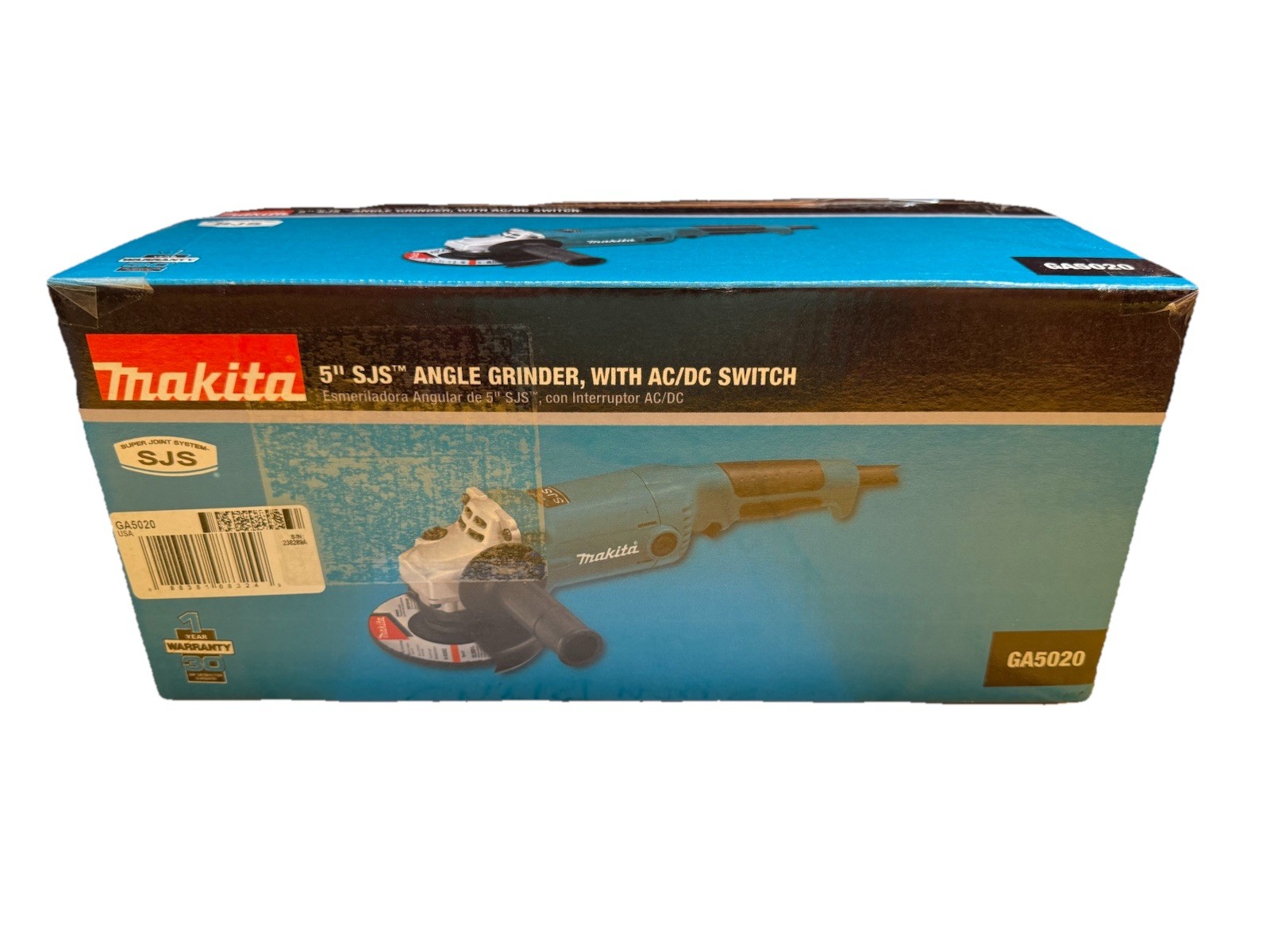 Makita 5&Prime; SJS Angle Grinder with AC/DC Switch 10.5AMP