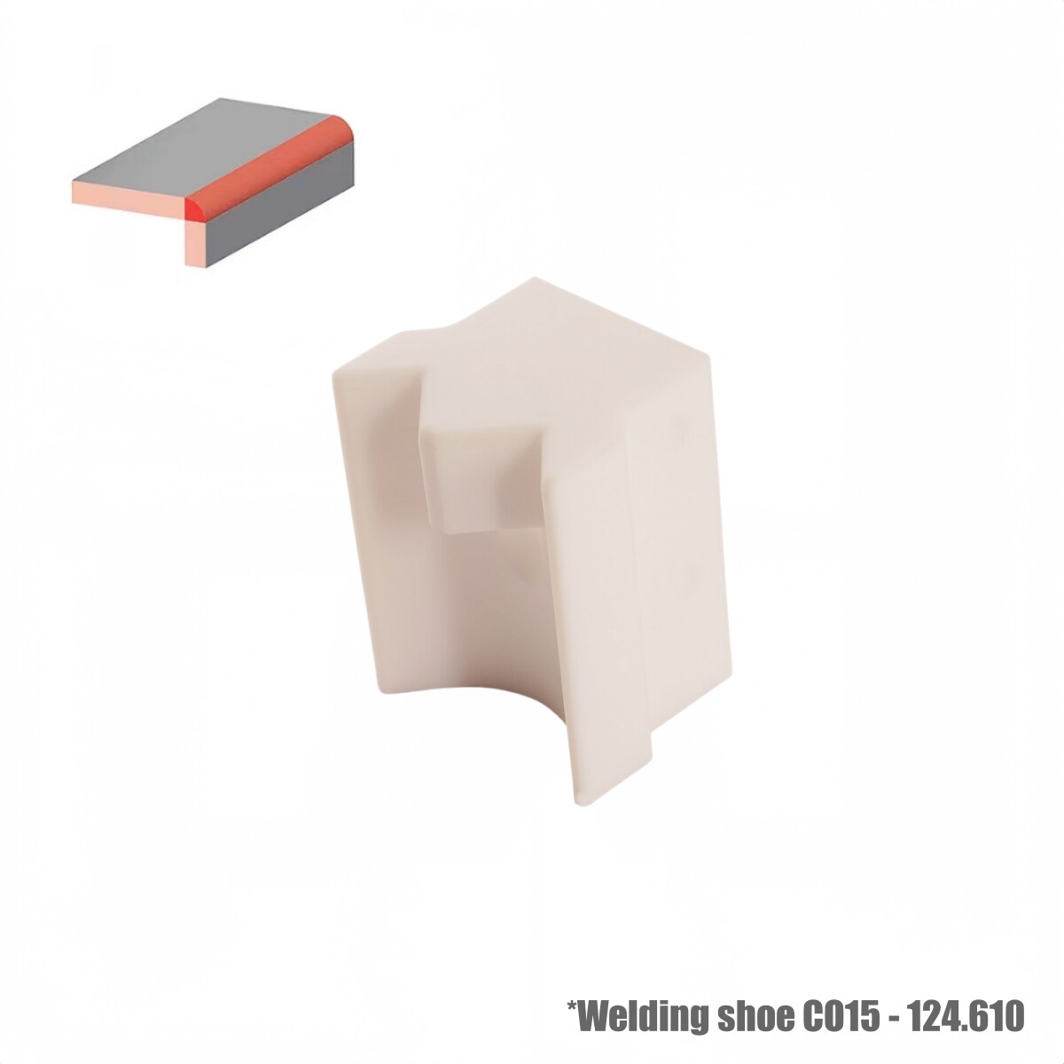 WELDY Welding Shoe for Booster EX2 / EX3 Extrusion Welding Machine Welder