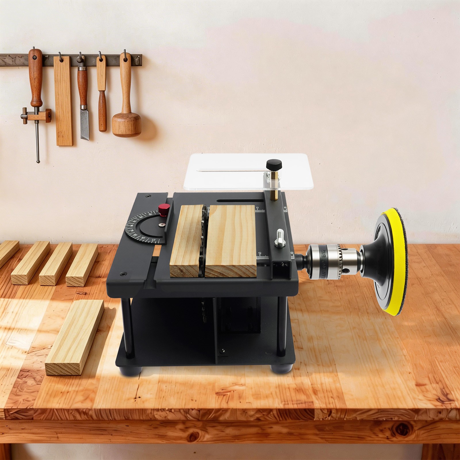 4.3&Prime; Mini Electric Table Saw Hobby&Craft Power Tool Metal Wood Cutting Machine