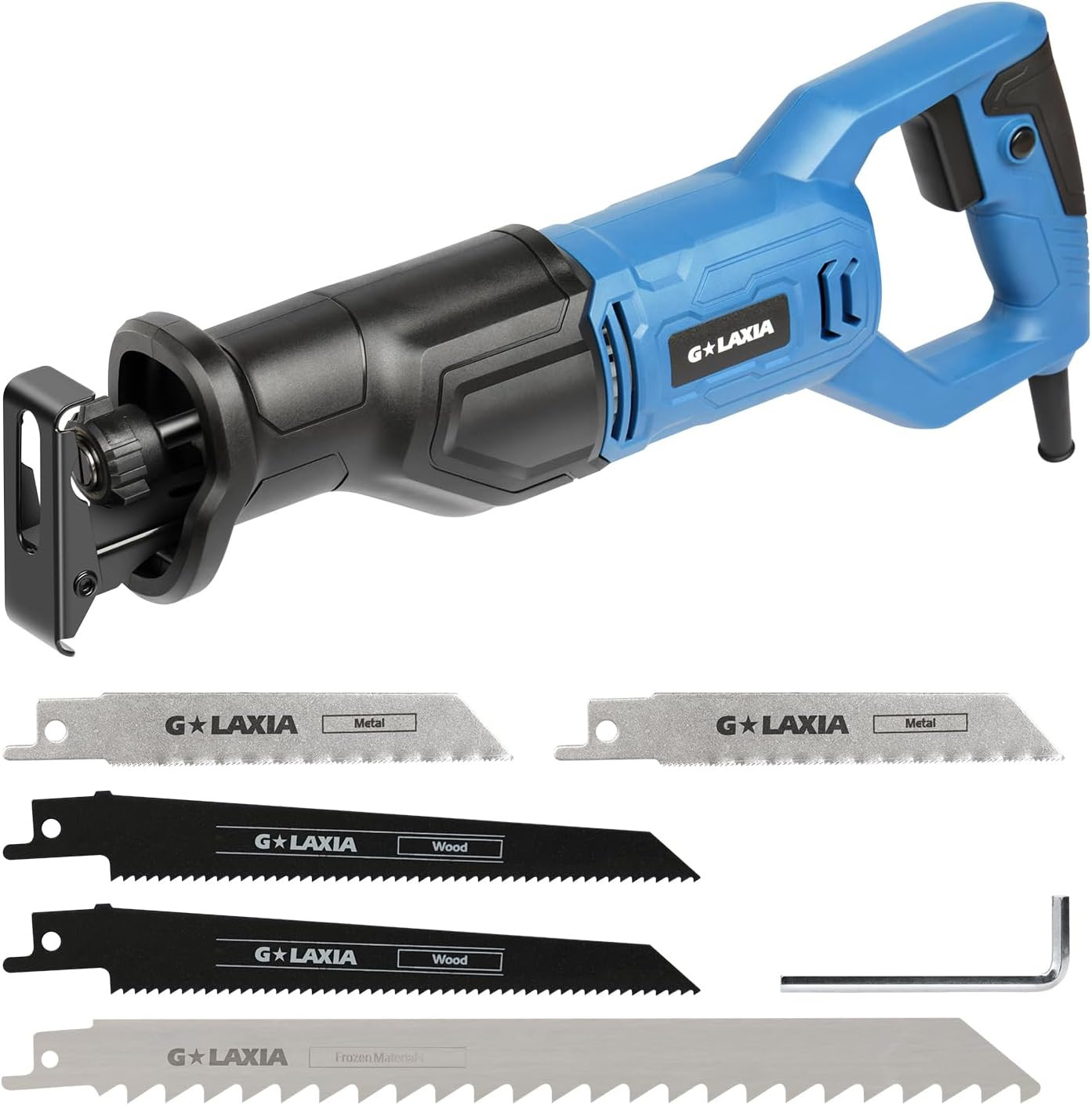 Reciprocating Saw Corded, 6Amp 2800RPM Variable Speed Reciprocating Saw with 4/5