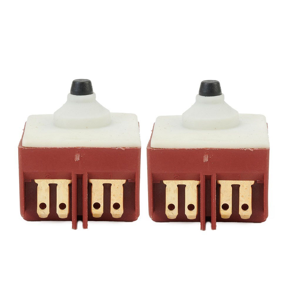 2pcs Angle-Grinder 250V 5A NO Push Button Switch For GWS6/8-100 TWS6600/