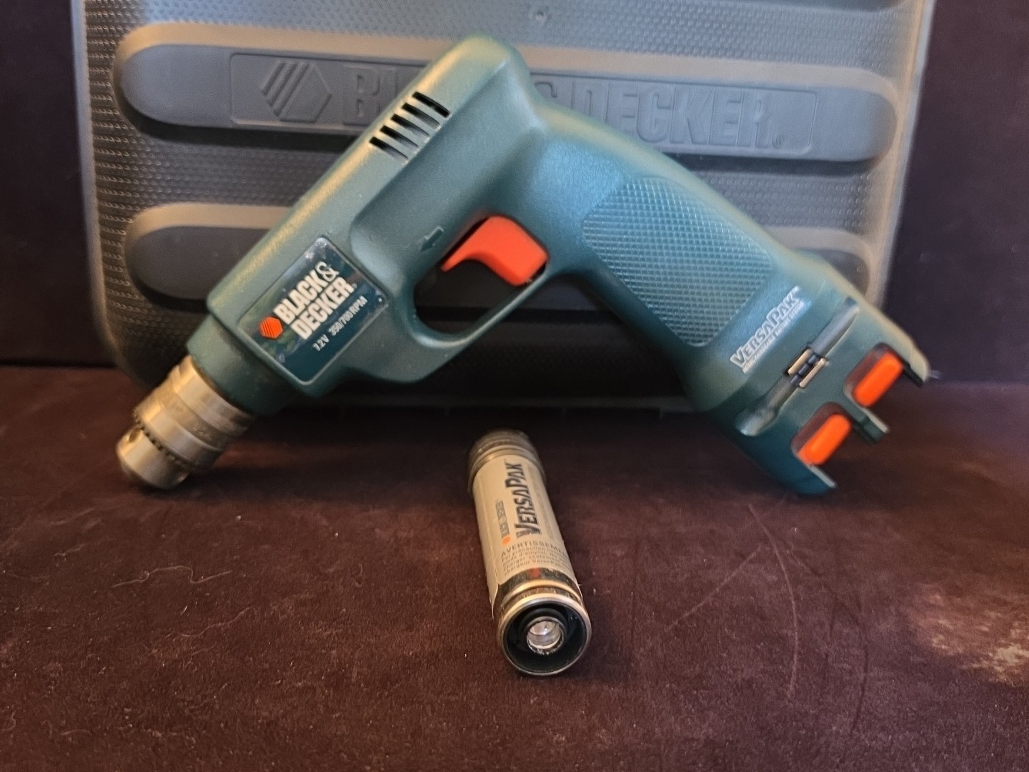Black & Decker Versa Pak VP820 7.2V 350/700 RPM Cordless Drill/Driver SOLD AS IS