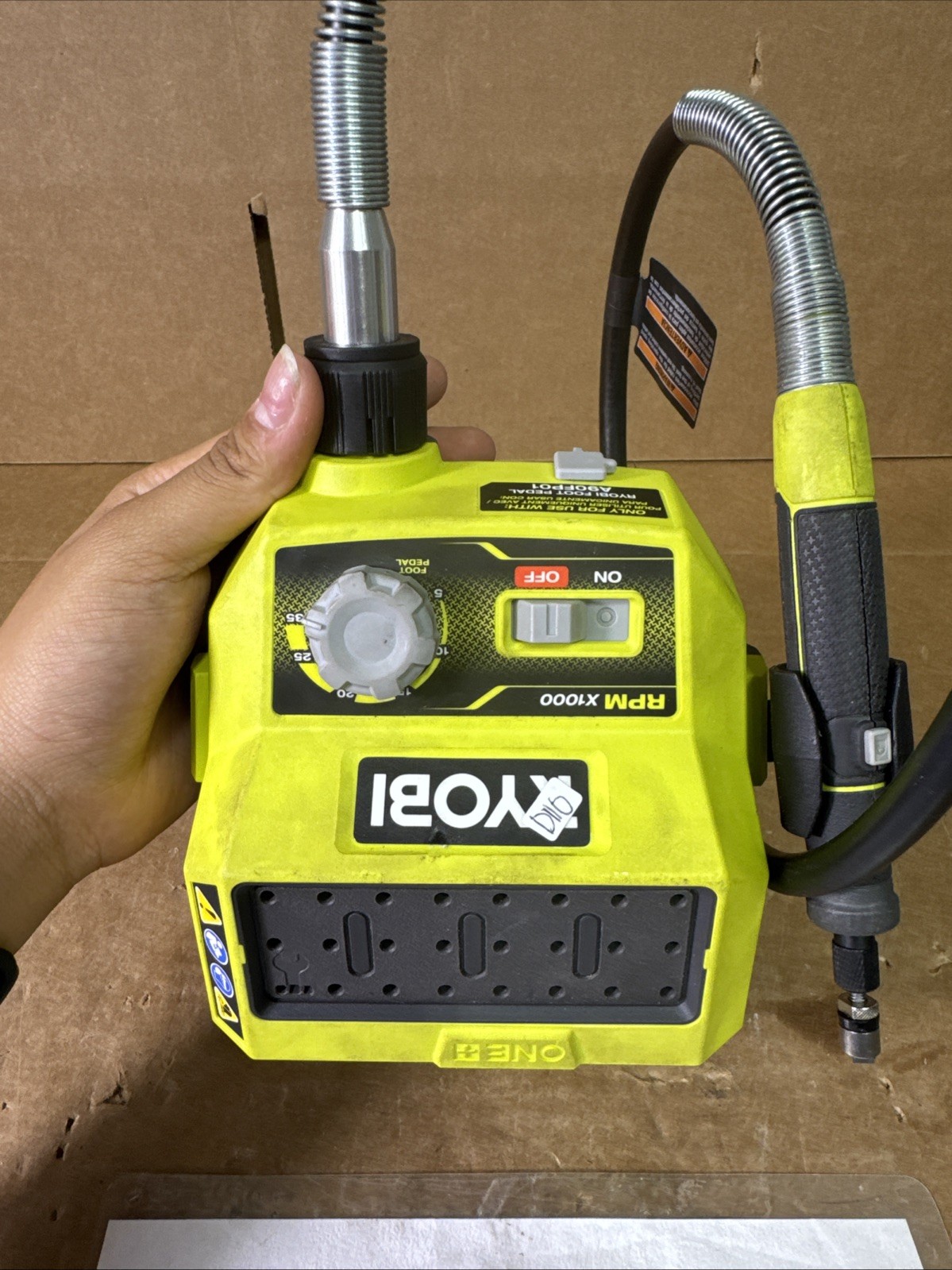 Ryobi PCL480B ONE+ 18V 35,000 RPM Rotary W Battery 4ah Parts D110