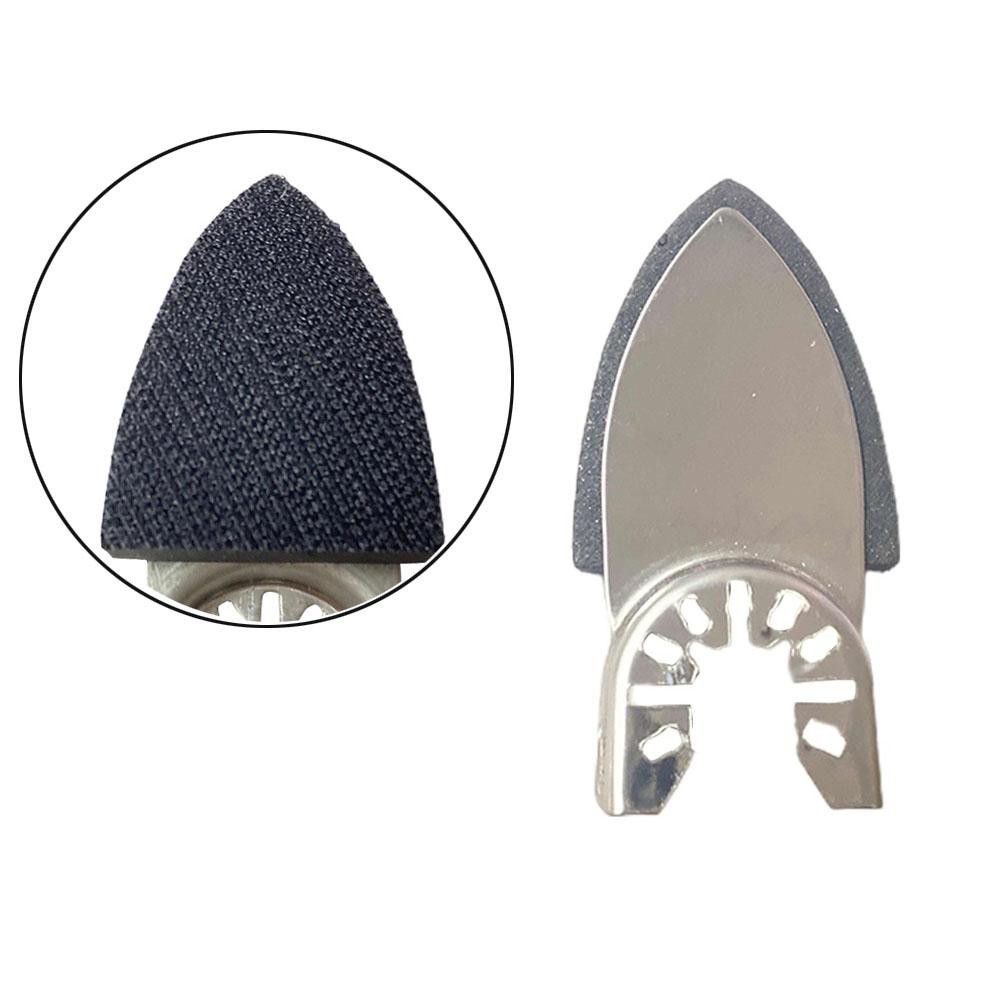 1/2pcs Triangular Sand Disc Sandpaper Pad Oscillating Tool Sanding Disc