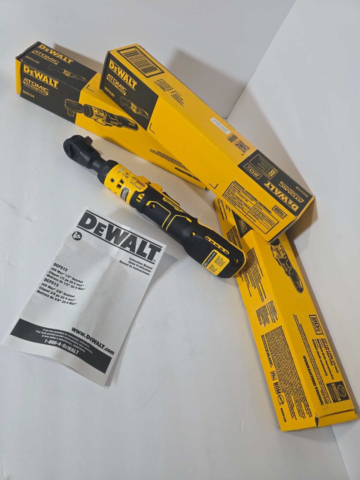 DEWALT ATOMIC 20V MAX Cordless 1/2 in. Ratchet (Tool Only) – dcf512b – DEWALT